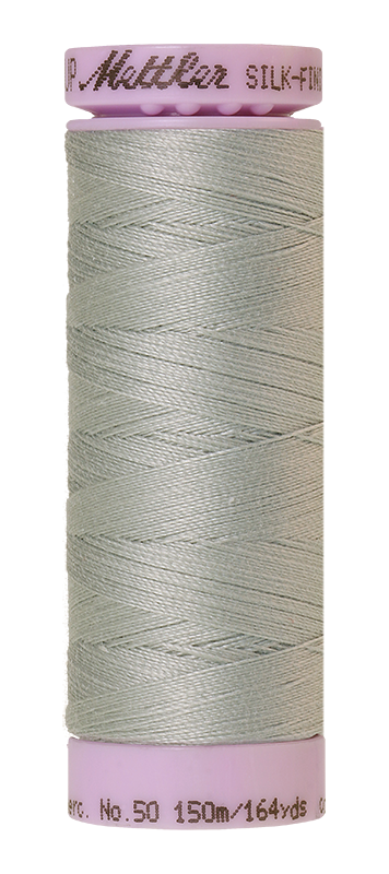 Mettler Silk Finish 50 wt Cotton Thread 164 Yds 9105-1340 Silver Grey
