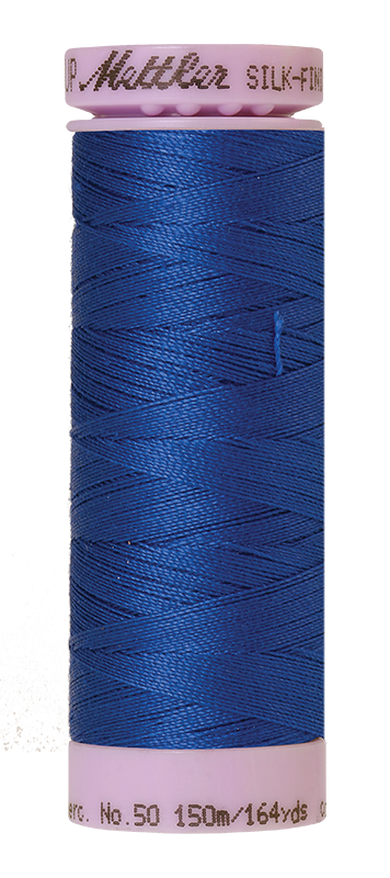 Mettler Silk Finish 50 wt Cotton Thread 164 Yds 9105-1303 Royal Blue