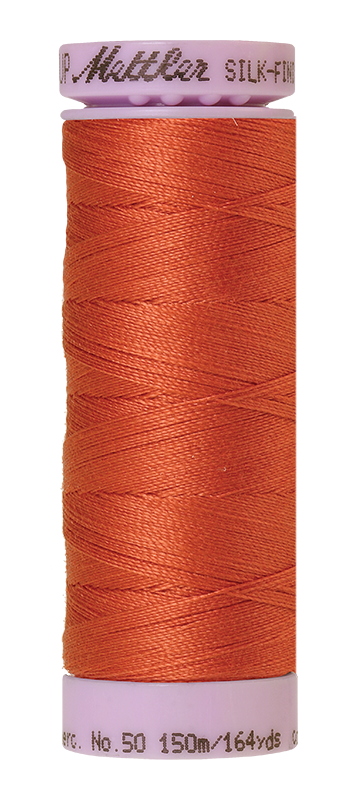 Mettler Silk Finish 50 wt Cotton Thread 164 Yds 9105-1288 Reddish Ochre
