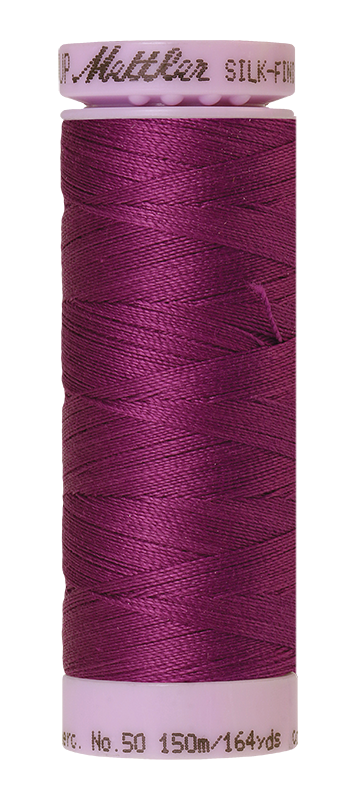 Mettler Silk Finish 50 wt Cotton Thread 164 Yds 9105-1062 Purple Passion