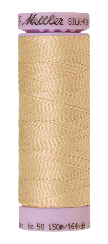 Mettler Silk Finish 50 wt Cotton Thread 164 Yds 9105-1000 Eggshell