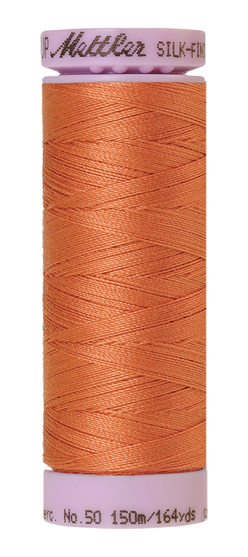 Mettler Silk Finish 50 wt Cotton Thread 164 Yds 9105-1073 Melon