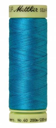 Mettler Silk Finish 60 wt Cotton Thread 219 yds 9240-1394 Caribbean Blue