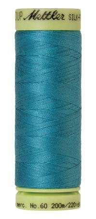 Mettler Silk Finish 60 wt Cotton Thread 219 yds 9240-0722 Glacier Blue