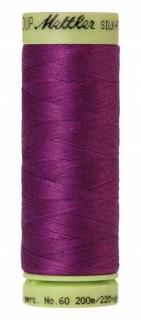 Mettler Silk Finish 60 wt Cotton Thread 219 yds 9240-1062 Purple Passion