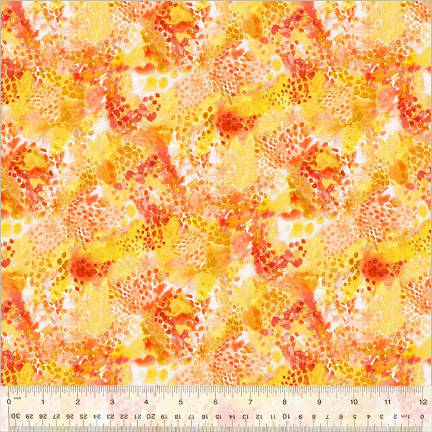 Windham Fabrics A Hummingbird&#39;s Charm 54183-6 Sunbright