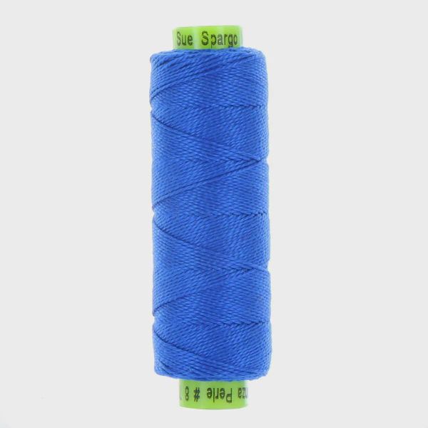 Sue Spargo Eleganza #8 Perle Cotton 70 yd EZ13-8 Hyper Blue