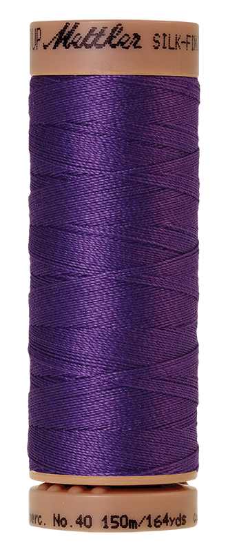 Mettler Silk Finish 40 wt Cotton Thread 164 Yds 9136-0030 Iris Blue