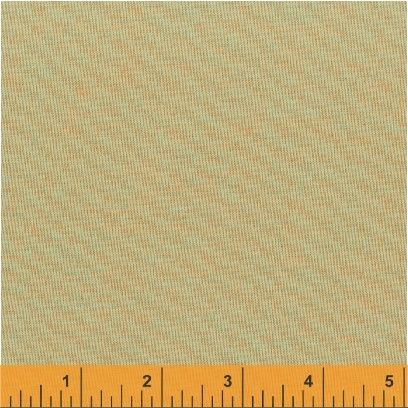 Windham Fabrics Artisan Solid by Another Point of View 40171-33 Peach/Turquoise