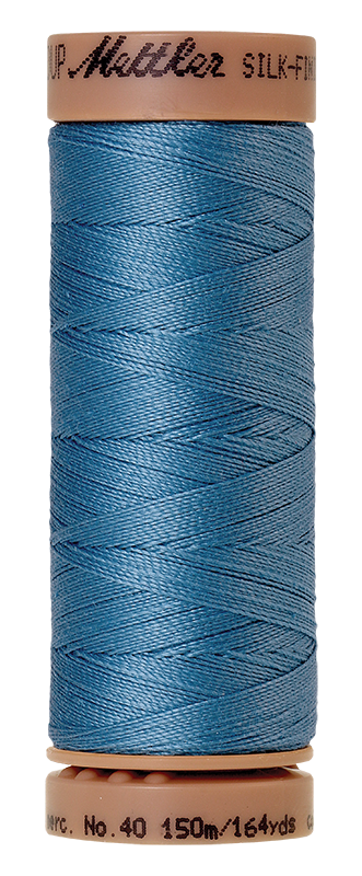 Mettler Silk Finish Cotton 40 164 Yds Color 9106-0338 Reef Blue