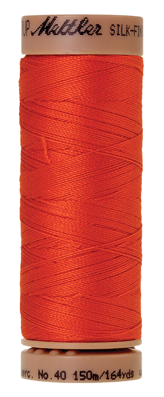Mettler Silk Finish 40 wt Cotton Thread 164 Yds 9136-0450 Paprika