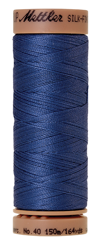 Mettler Silk Finish 40 wt Cotton Thread 164 Yds 9136-0815 Cobalt Blue