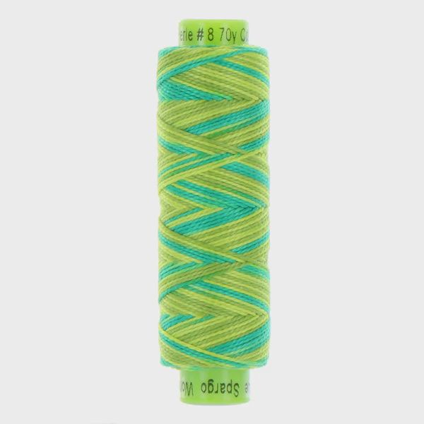Sue Spargo Eleganza #8 Perle Cotton 70 yd EZM14-8 Lettuce Wrap