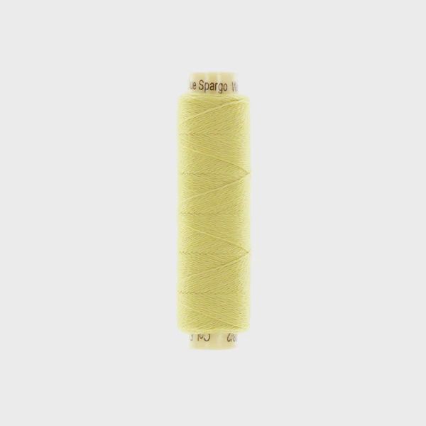 Sue Spargo Ellana 12wt(28/2) Wool/Acrylic Blend Thread 70yd EN32 Golden Wheat
