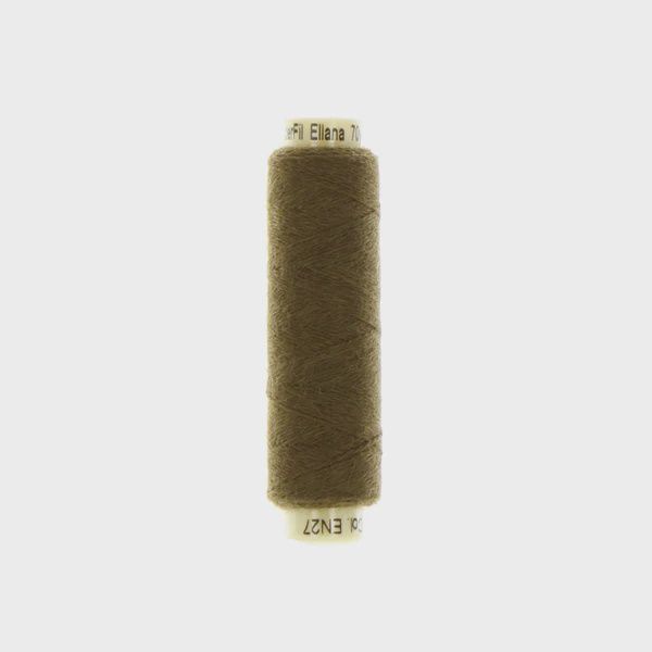 Sue Spargo Ellana 12wt(28/2) Wool/Acrylic Blend Thread 70yd EN27 Bark