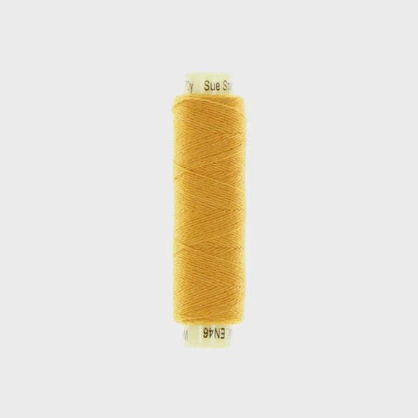 Sue Spargo Ellana 12wt(28/2) Wool/Acrylic Blend Thread 70yd EN46 Mango