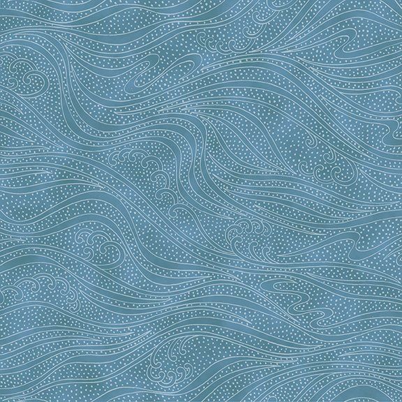 In the Beginning Fabrics Color Movement by Kona Bay 1MV 25 Teal