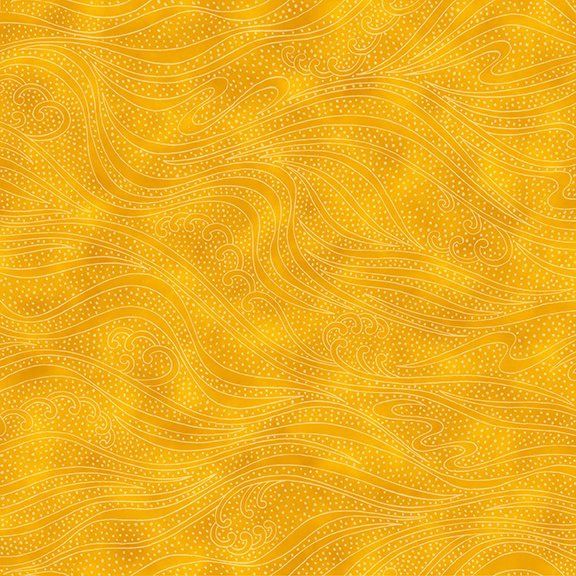 In the Beginning Fabrics Color Movement by Kona Bay 1MV 9 Gold