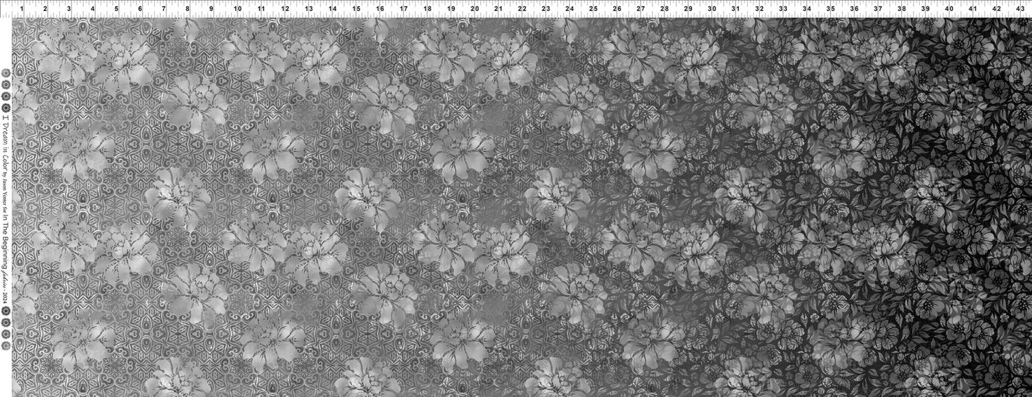 In the Beginning Fabrics I Dream in Color 9-IDC 1 Gray