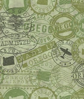In the Beginning Fabrics Oregon Shop Hop 2025 254OR1 Green