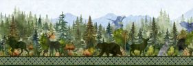 In the Beginning Fabrics Oregon Shop Hop 2025 Border 252OR1 Multi