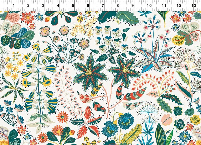 In the Beginning Fabrics Whimsy 1 1WMS 1 Cream