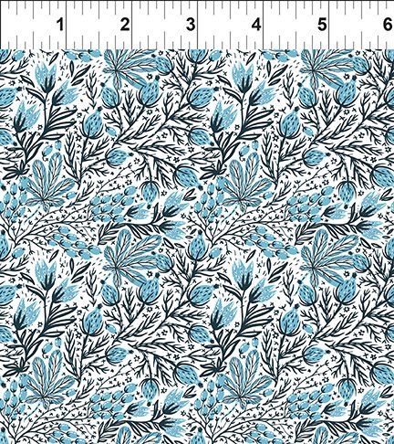 In the Beginning Fabrics Whimsy 11WMS 1 White