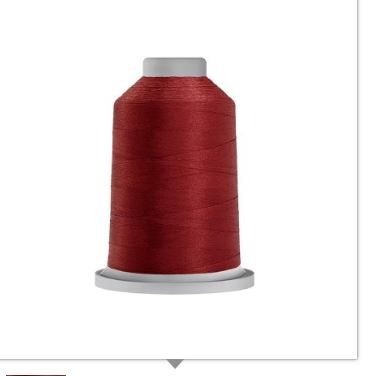Fil-Tec Glide 40 wt Trilobal Polyester Thread 1000 Meters 410.70187 Ruby
