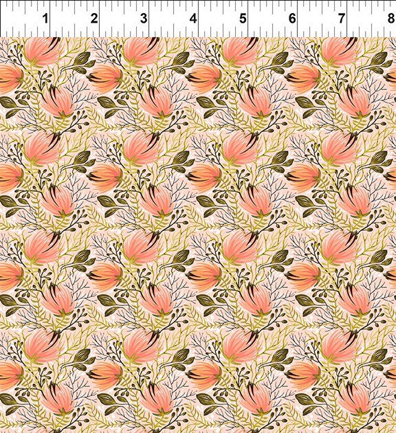 In the Beginning Fabrics Whimsy 14WMS 1 Peach