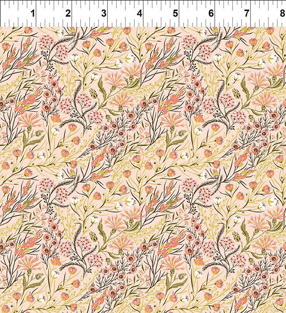 In the Beginning Fabrics Whimsy 17WMS 1 Peach