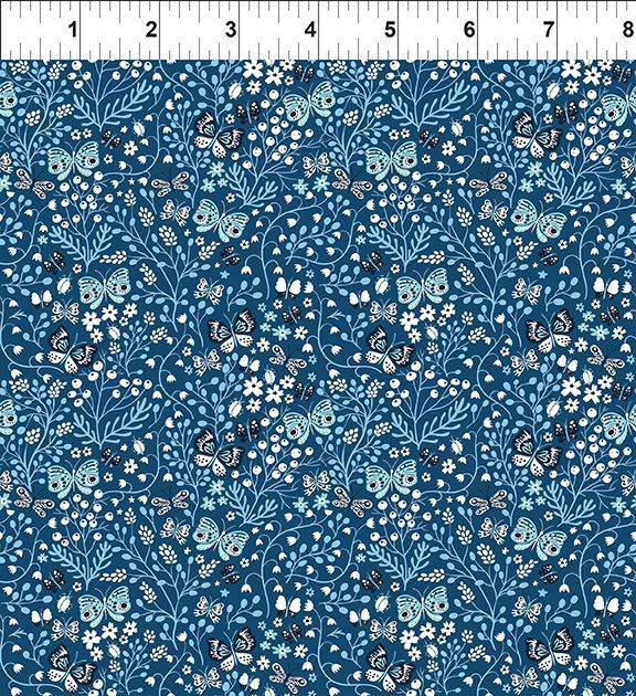 In the Beginning Fabrics Whimsy 7WMS 1 Blue