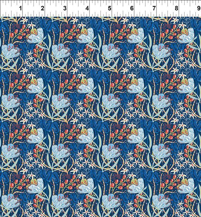 In the Beginning Fabrics Whimsy 8WMS 1 Blue