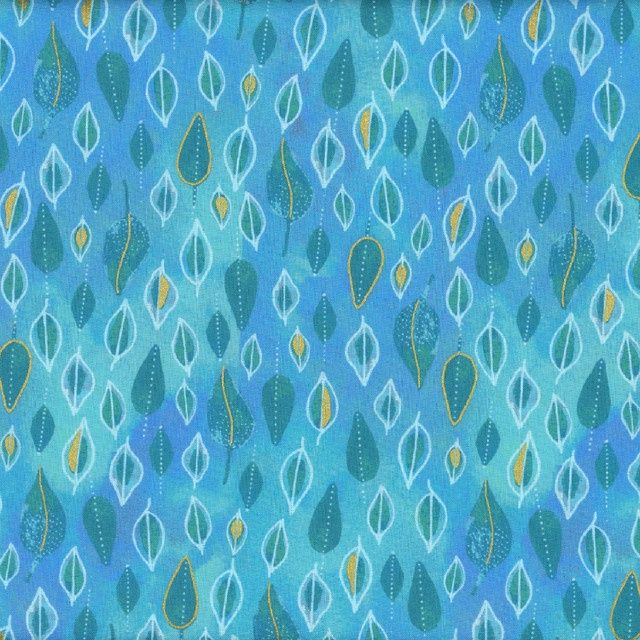 Windham Fabrics Ebb &amp; Flow 54029DM-4 Turquoise