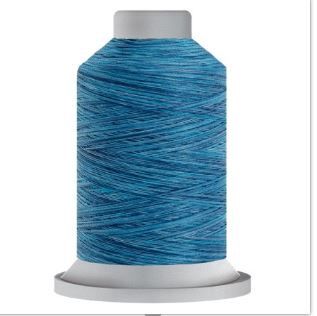 Fil-Tec Affinity 40 wt Variegated Polyester Thread 1000 Yds 60146 Marine Blue