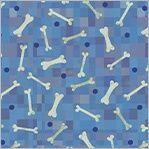 Windham Fabrics Fur-ever Friends 54533D-5 Blue