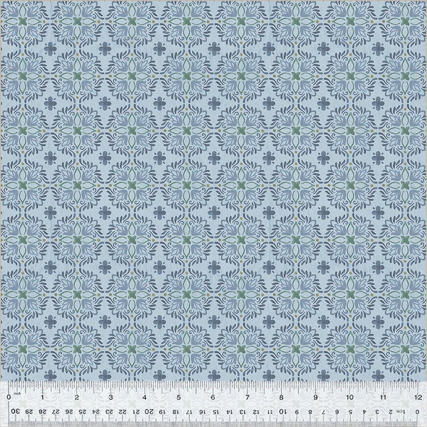 Windham Fabrics Flower Shop 54179-11 Powder Blue