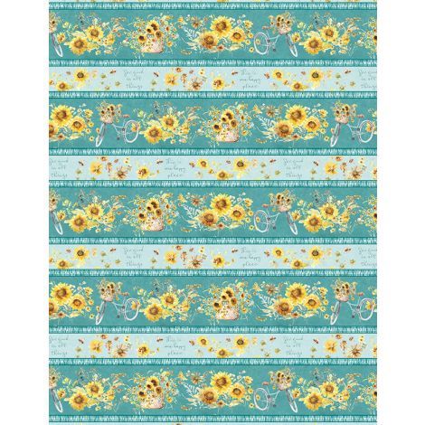 Wilmington Prints Sunflower Sweet Repeating Stripe 3041 17791 745 Multi