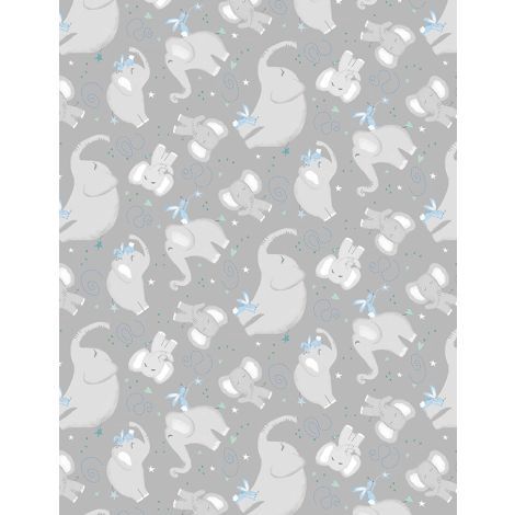 Wilmington Prints Safari Lullaby 36264 991 Gray