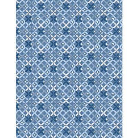 Wilmington Prints Safari Lullaby 36268 414 Blue