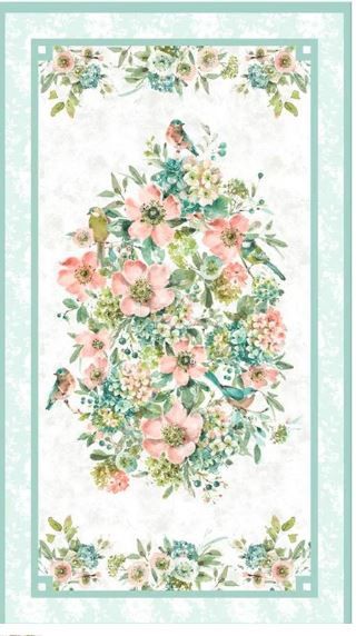 Wilmington Prints Mint Crush Panel 3041 17762 431 Multi