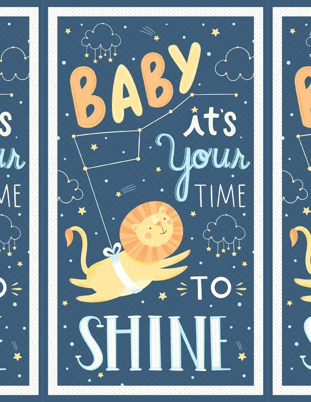 Wilmington Prints Baby&#39;s Adventure Panel 69306 458