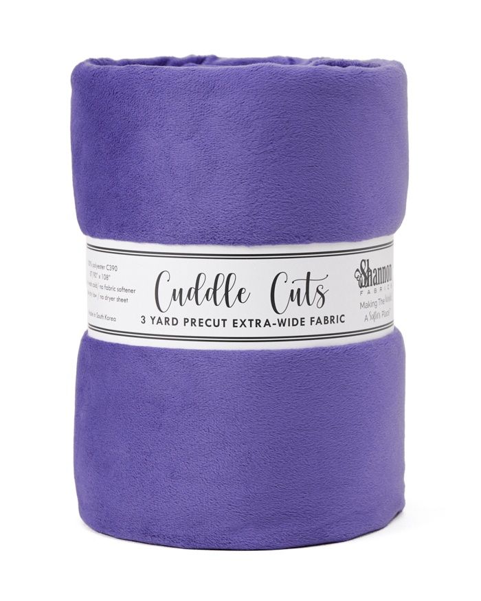 Shannon Fabrics Cuddle 3 Yard Cut CKCW3 C390 Amethyst
