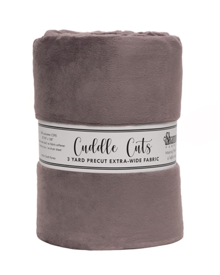 Shannon Fabrics Cuddle 3 Yard Cut CKCW3 C390 Charcoal