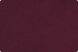 Shannon Fabrics Cuddle 3 Solid Extra Wide Dark C390 Plumwine