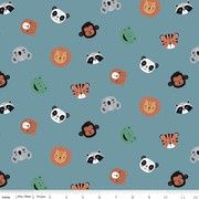 Riley Blake Designs Alphabet Zoo C14092 Stoneblue