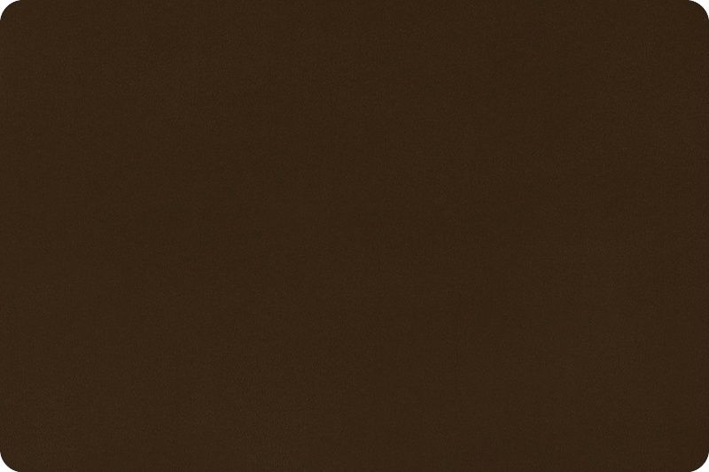 Shannon Fabrics Cuddle 3 Solid Extra Wide C390 Brown