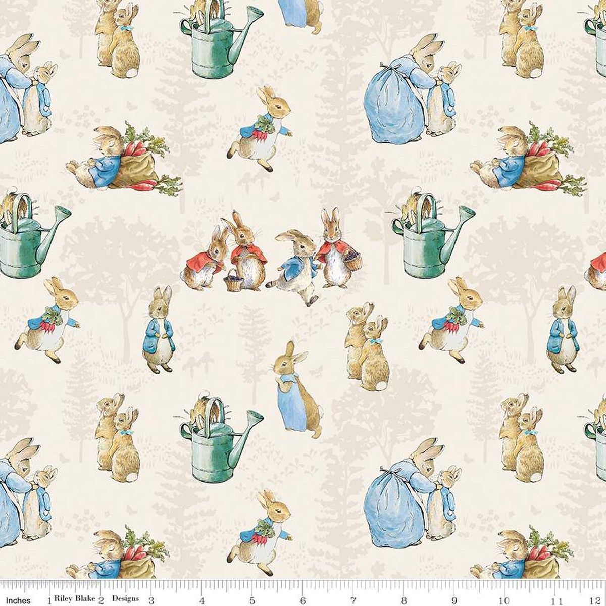 Riley Blake Designs The Tale of Peter Rabbit  C14700 Cream
