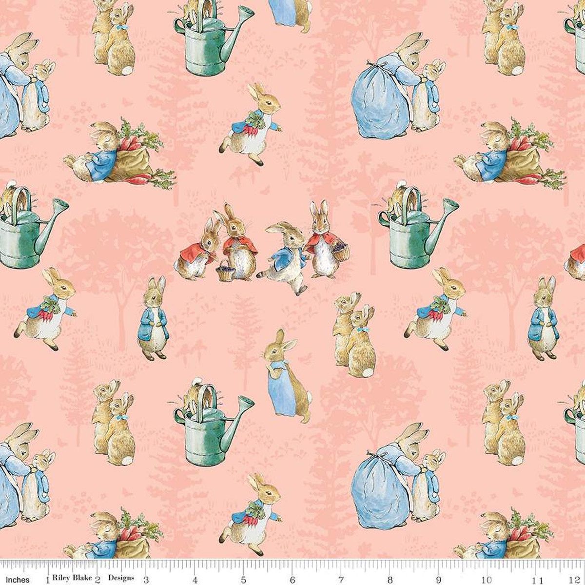 Riley Blake Designs The Tale of Peter Rabbit C14700 Coral