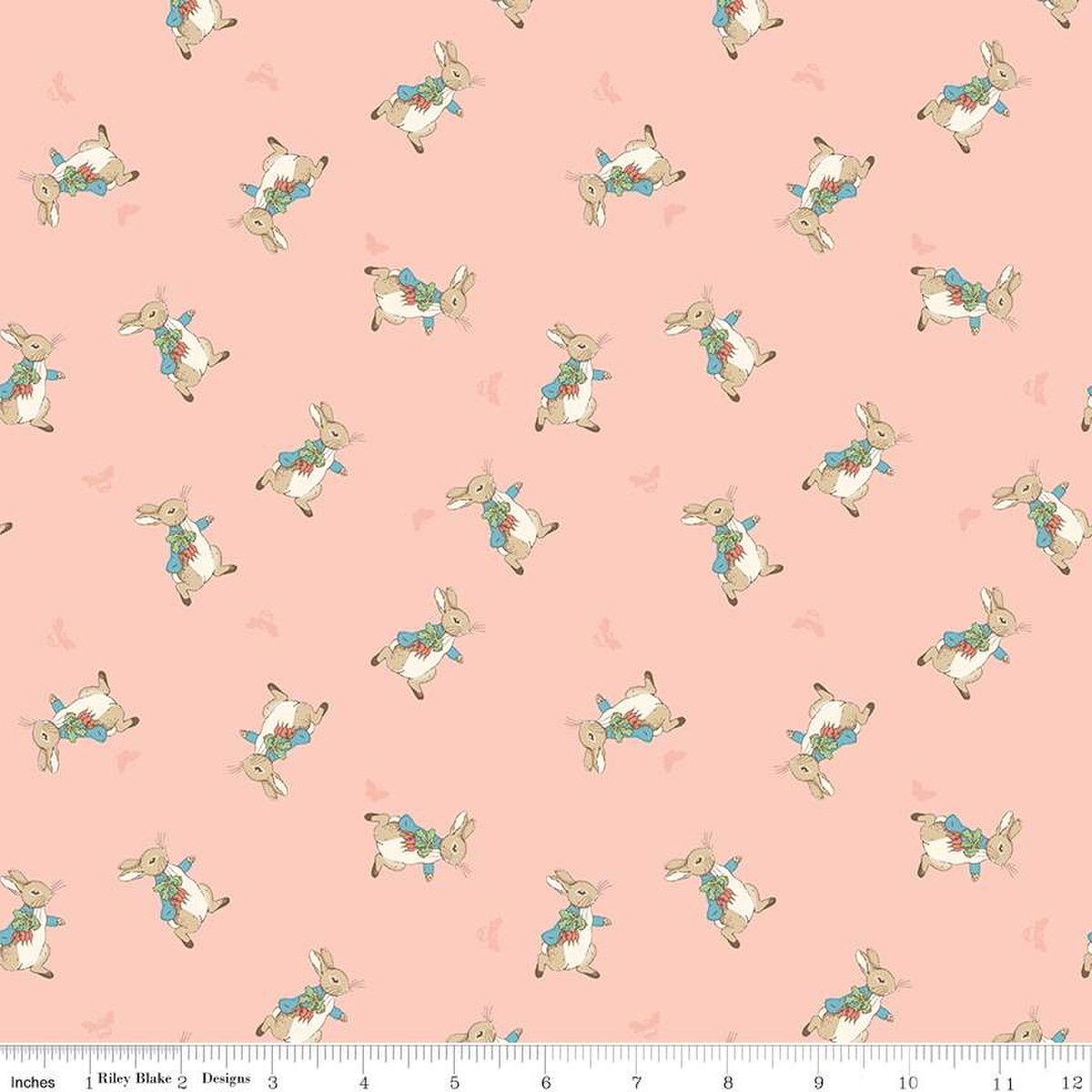 Riley Blake Designs The Tale of Peter Rabbit C14702 Coral