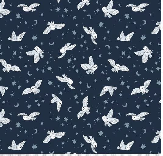 Riley Blake Designs Twilight Creatures C15362-Indigo